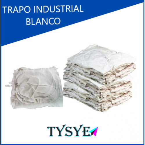 Trapos industriales Blanco